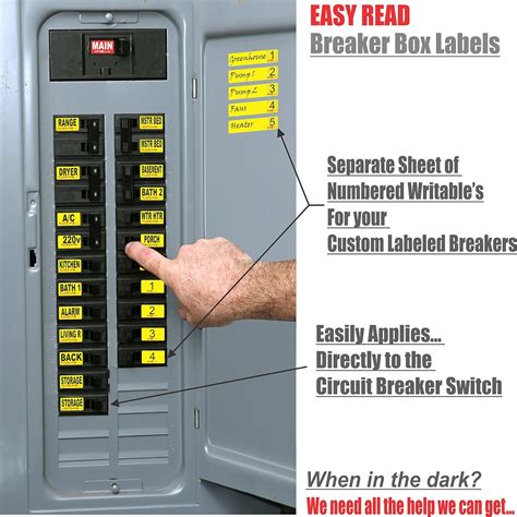 electric panel box instruction label|printable electrical panel labels.